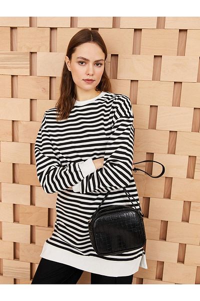 LC Waikiki LCW ACCESSORIES Geantă de damă cu model de crocodil cu aspect piele