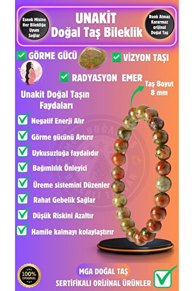 MGA DOĞAL TAŞ حجر اليونكات سوار المعصم شفاء حجر المعصم