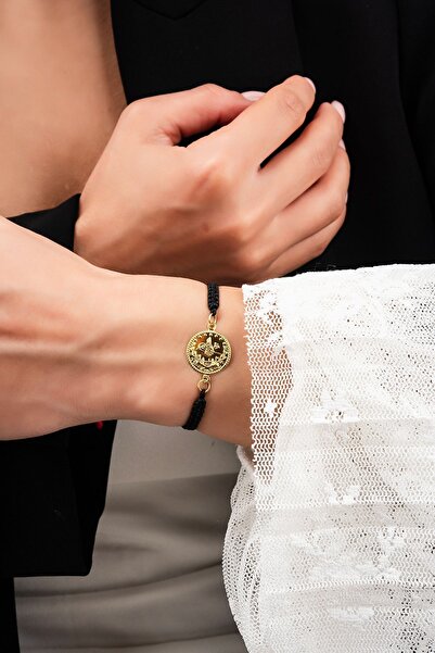 Altınaşkı Ipli Tuğralı Altın Bileklik