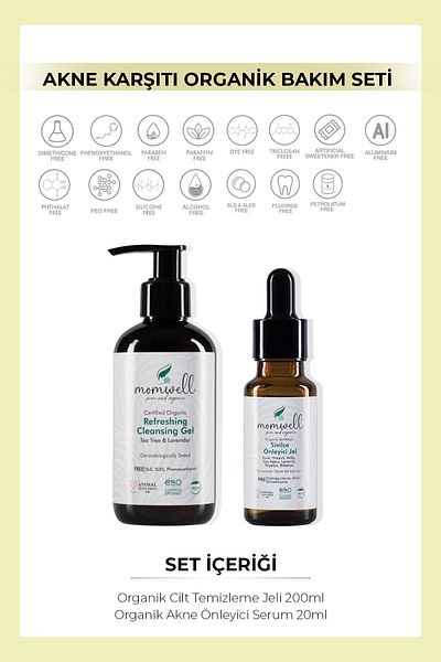 Momwell Organic Anti-Acne Care Set