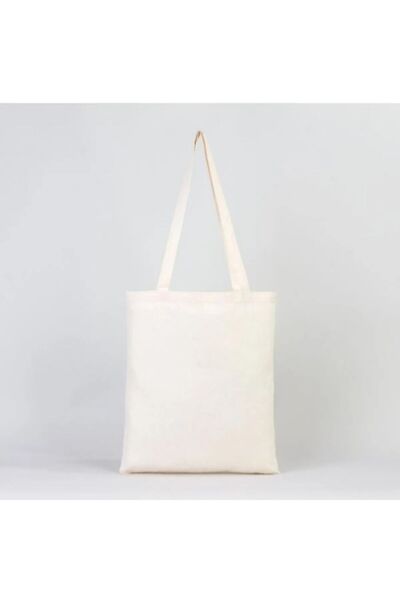 ZEMES Ham Bez Çanta 50 Adet Çanta Promosyon Ekonomik Uygun Çanta Baskıya Uygu...