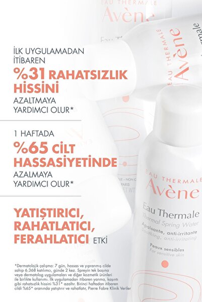 Avene SKİN SOOTHİNG AND BALANCİNG LARGE SİZE AVÈNE THERMAL WATER ALL SKİN TYPES 300 ML PSSN2956