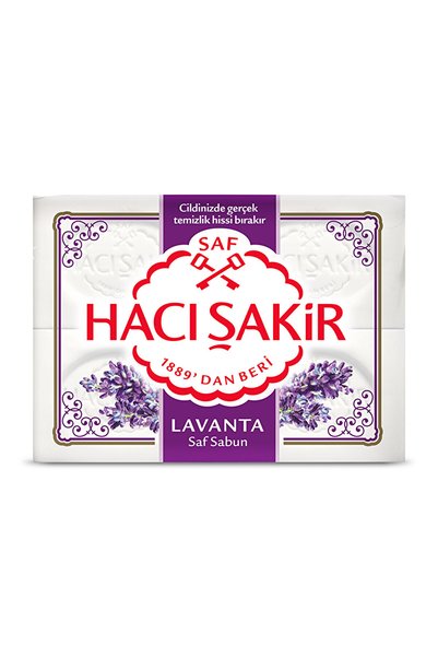 Hacı Şakir Lavender Mold Soap 4 X 150 Gr