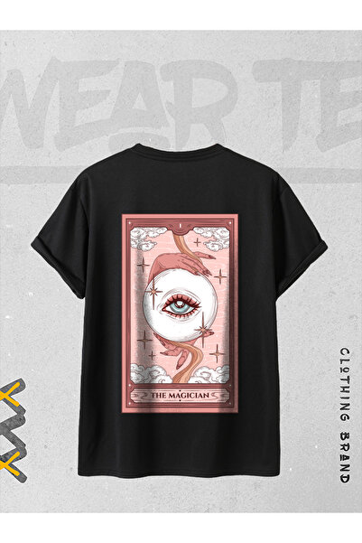 WEARTEX Tarot Cards Tasarım Baskılı Oversize T-shirt