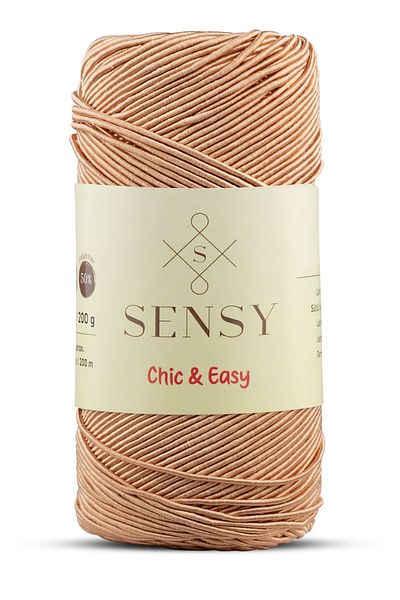 SENSY Premium Chic&Easy 200 gr Slim Supra Thread Waxed Thread Runner Thread Bag Thread Pase Thread Milky Brown