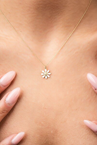Altınaşkı Papatya Hayalet Altın Kolye