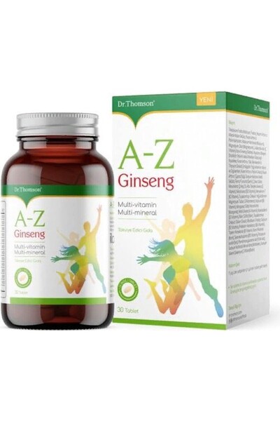 Dr. Thomson A-z Ginseng Multivitamin Ve Multimineral 30 Tablet