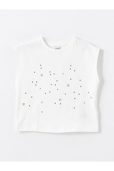 LC Waikiki Κοριτσίστικο T-Shirt με λαιμόκοψη LCW