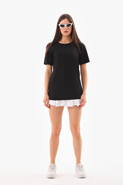 DEVRİMAY TEKSTİL Μαύρο T-shirt Crew Neck