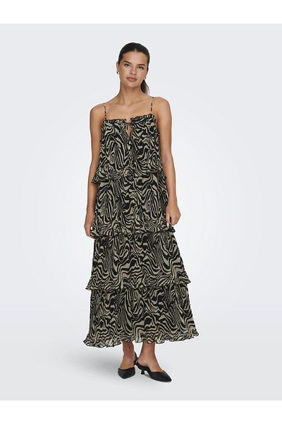 ONLY Plissiertes Kleid Onlasta Langes Kleid