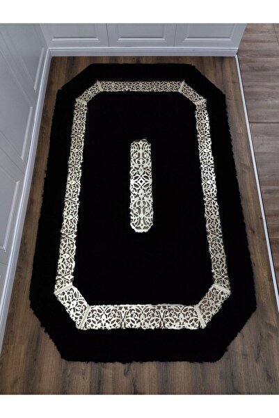 Diavira Home MOZAİK LAZER KESİM DERİ PELUŞ HALI