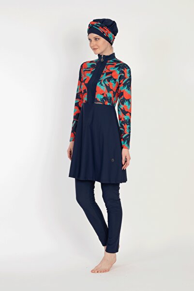 InStyle 6010-es modell, sötétkék hidzsáb fürdőruha