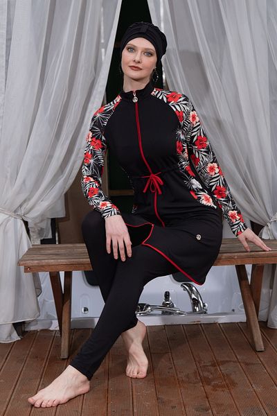 InStyle 2313 Model Black Hijab Swimsuit