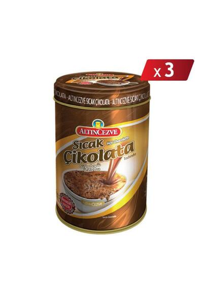 Altıncezve Sıcak Çikolata - Teneke 250 gr - 3lü Paket