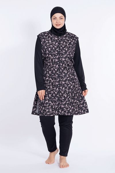InStyle 1403 Model Black Hijab Swimsuit