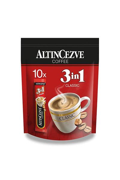 Altıncezve Classic 10?Pack of 3 in 1, Single Drinker, 15 gr x 10 Pieces