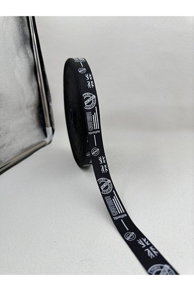 paşateks since 1995 şekil Printed grosgrain ribbon-5 meters
