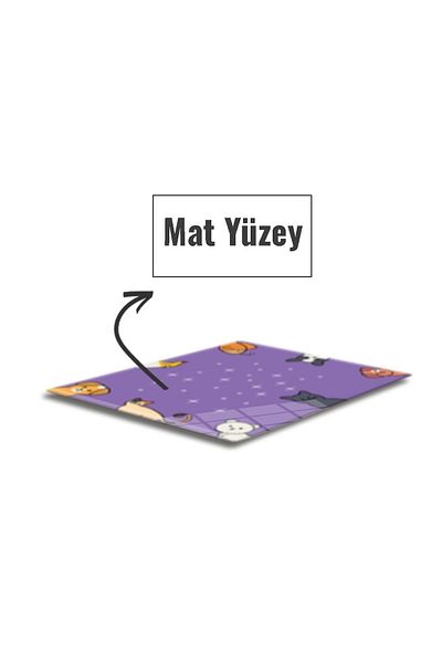 Decorita Mouse Pad mic din sticlă - Model de căței drăguți, 18 cm X 22 cm