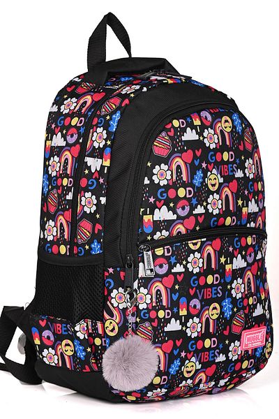 MUGGLE Rucsac de școală Mu-9062 Smile - Design confortabil