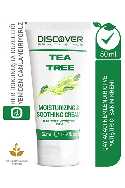 Discover Beauty Style Çay Ağacı Nemlendirici Ve Yatıştırıcı Aknekarşıtı Gözen...