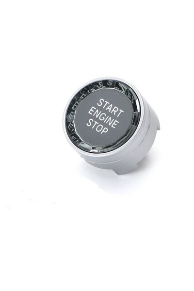 YıldızTuning بي ام دبليو 3 سلسلة F30 زر إيقاف التشغيل الكريستالي باللون الفضي