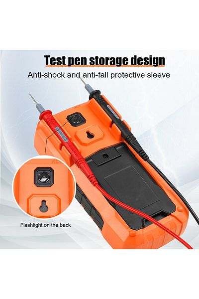 Wellhise Vc890d measure tool multimeter avometer nvc light display flashlight true rms