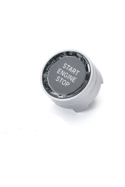 YıldızTuning Bmw X2 F39 Crystal Start Stop Button Silver