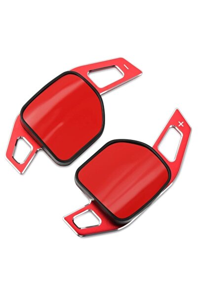 YıldızTuning Audi Q7 F1 Paddle Shifter Kırmızı Renk Küçük Boy 2012-2015