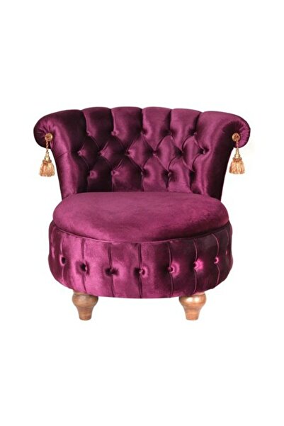 3A Mobilya Mürdüm Line Berjer