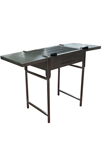 Çelebi Endüstriyel Mutfak Krom Katlanır Mangal - Paslanmaz Portatif Ayaklı Ba...