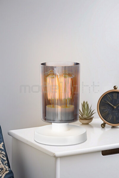 Modelight TİPO ABAJUR BEYAZ / FÜME SALON-OTURMA-ÇOCUK-YEMEK-YATAK ODASI--ANTR...