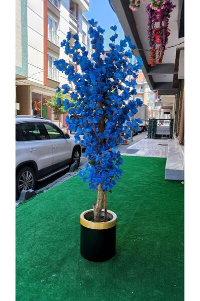 RUZGARCİCEK Rüzgar Yapay Çiçekçilik 160 cm Mavi Bahardali Ağacı
