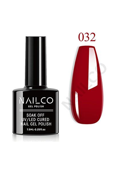 Naıl Co Uv Led Kalıcı Oje 7.5 ml (Burgonya Kırmızı) M555 NC032