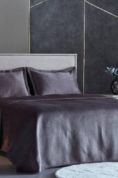 Doqu Home Anthracite Naples Bedspread - Double