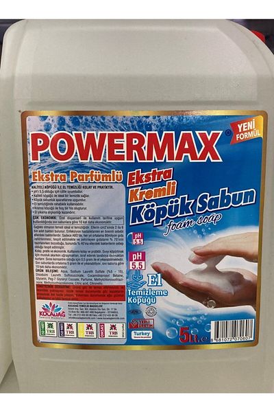 powermax Creamy Foam Soap Hand 5 Kg