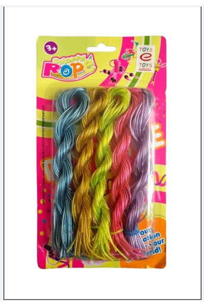 MORDOROK Εκπαιδευτικά παιχνίδια Πολύχρωμα σχοινιά πλέξης από PVC - Υλικό χειρ...