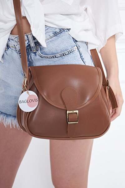 BAGLOVİS حقيبة بتفاصيل حزام بإبزيم عتيق