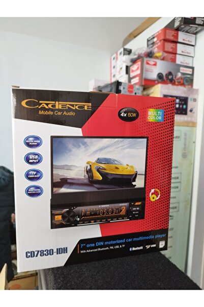Cadence CD7830 İNDASH TEYP USB AUX BLUETOOTH GERİ KAMERALI 3 ANFİ ÇIKIŞLI OTO...