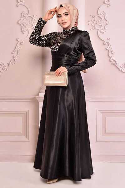 MD MODA فستان سهرة من الساتان