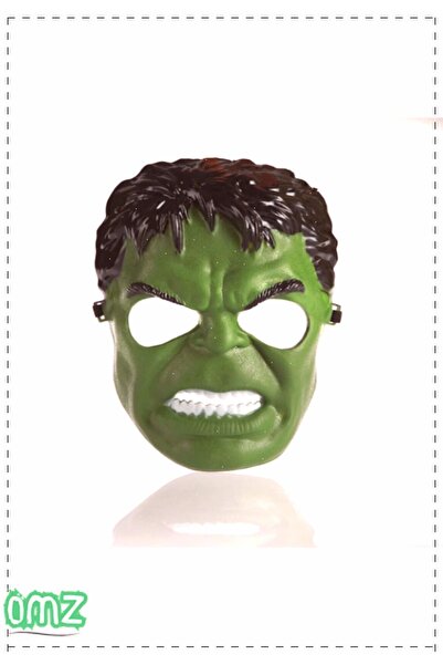 OMZ Yeşil Renk Süper Kahraman Dev Adam Hulk Maskesi Erkek Kız Cocuk Oyuncakları Egitici Montessori Oyun