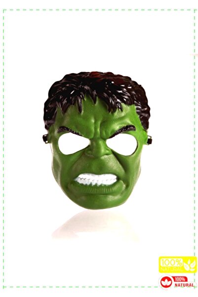 OMZ Yeşil Renk Süper Kahraman Dev Adam Hulk Maskesi Erkek Kız Cocuk Oyuncakları Egitici Montessori Oyun
