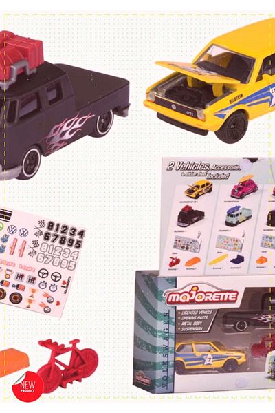 OMZ Majorette 2 Pack - Volkswagen The Originals Girls Boys Cars Educational Toys