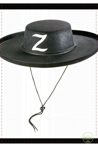 OMZ Z Logo Boy Girl's Toys - Lace-up Zorro Hat, Educational Montessori