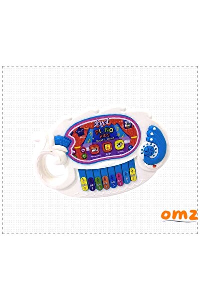 OMZ Eğitici Sesli Müzikli Ve Harf Notalı Piyano Kız Erkek Cocuk Egitici Monte...