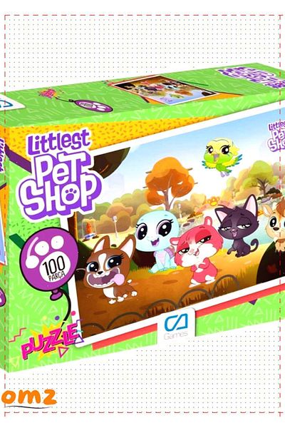 OMZ Littlest Pet Shop - 100 Piece Girls and Boys Toy Puzzle, Montessori Educational