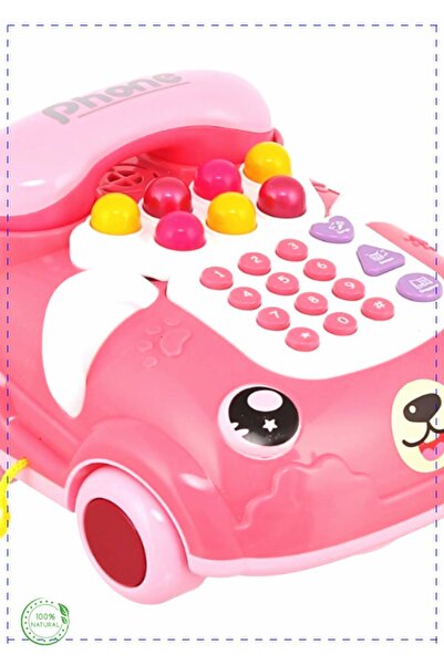 OMZ Işıklı Müzikli Arabalı Eğitici Telefon Kız Erkek Cocuk Egitici Montessori...