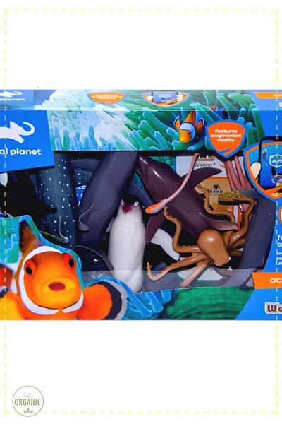 OMZ 12 Pieces Ocean Animals - Montessori Toys for Boys and Girls, Healthy Product