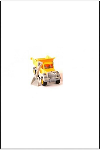 ZEYSHOPİNG لعبة مجموعة البناء شاحنة 26x13*16 سم سيارة لعبة صفراء
