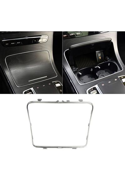 YıldızTuning ملحقات الجزء الأمامي من الكروم المطلي بالنيكل لسيارة Mercedes Be...