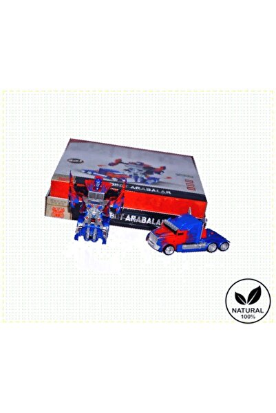 OMZ Optimus Prime Transformers Tek Tuşla Robota Dönüşen Araba Kız Cocuk Erkek...